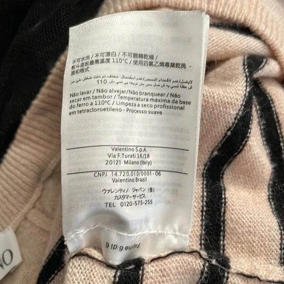 Red Valentino Wool Sweater Black Lace Maxi Dress - Picture 12 of 12